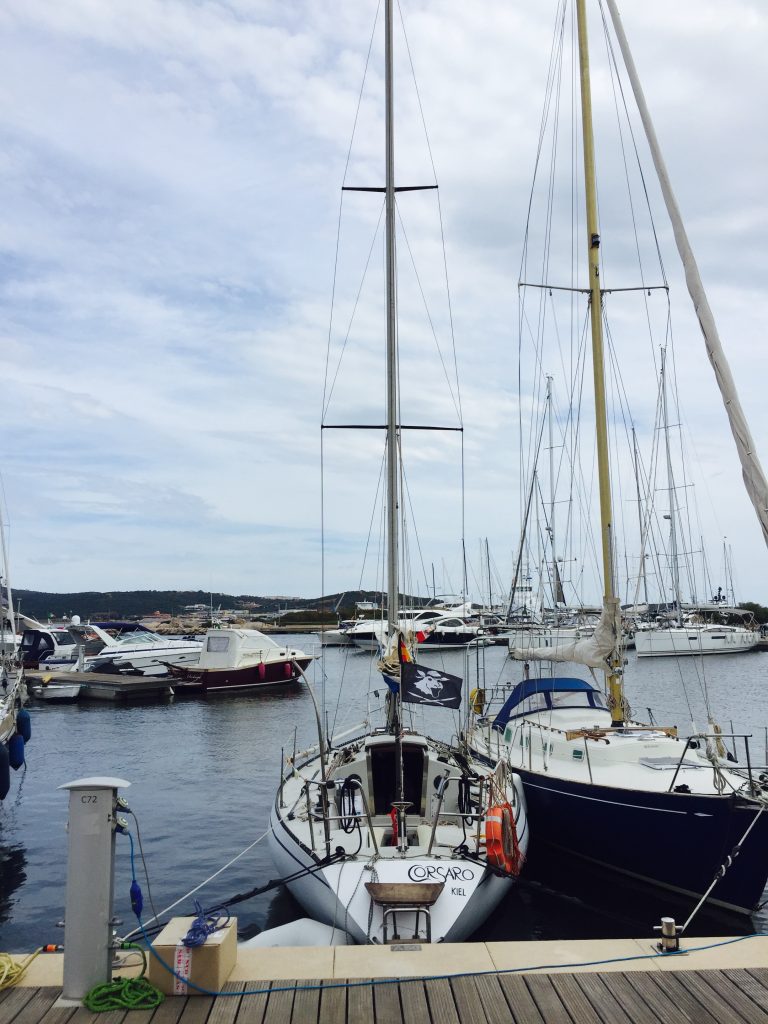 Mein Boot in der Marina di Olbia